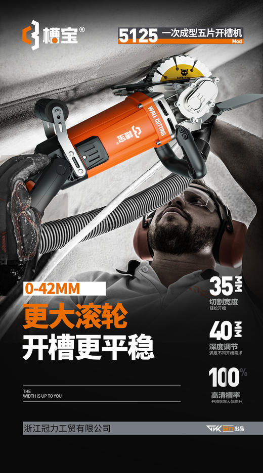 冠力GL5125开槽机（五锯片） 商品图2