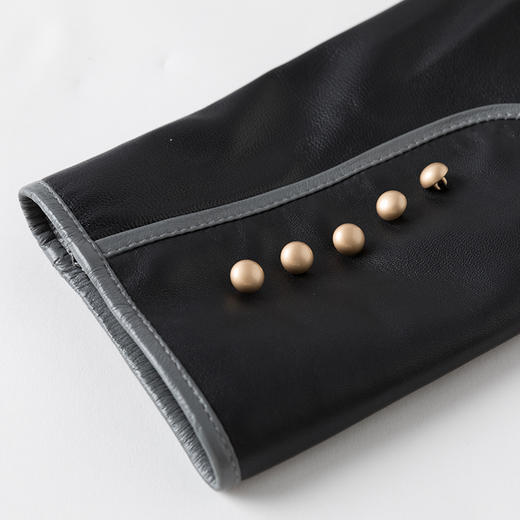 EITIE爱特爱冬季新款气质修身显瘦中长款羊皮革大衣皮衣6893507 商品图5