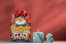 萌虎下山摆件+茶叶罐