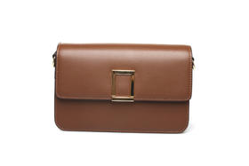 豪麟名鞋奥莱迪嘉女装牛皮革手袋TWPB12LL212咖啡色  原价1660元