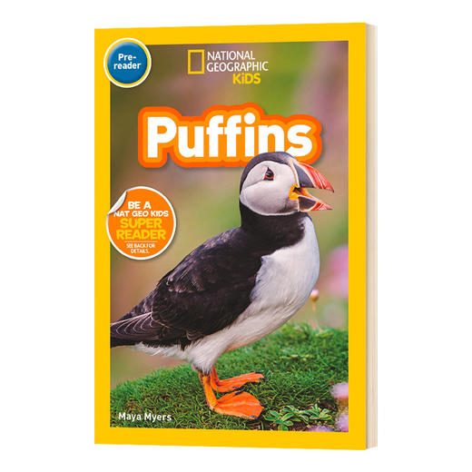 美国国家地理分级读物 海雀 英文原版 National Geographic Kids pre-Readers Puffins 科普百科 英文版 进口英语书籍 商品图0