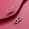 子佩集S925银【双生扣】耳钉【Z13568】2111 商品缩略图3