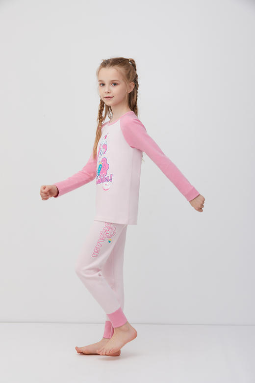 天空之城-AIMER KIDS-小马宝莉暖阳发热单层秋衣裤打底保暖衣裤 商品图4