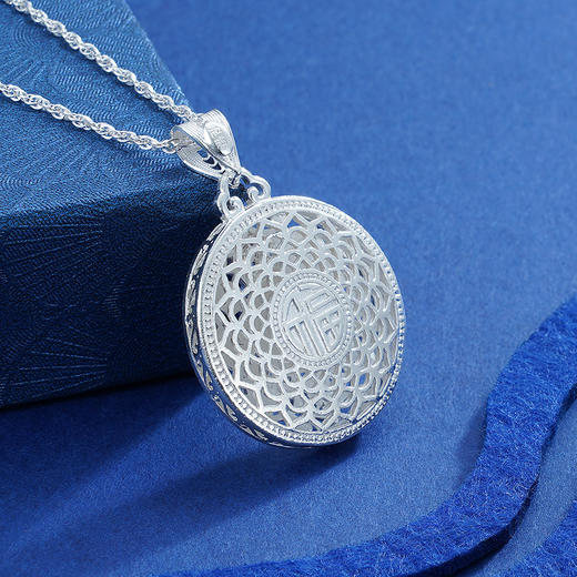 子佩集S990银【八吉祥】吊坠【MXDZ005】(不含链)花丝八宝2406 商品图6