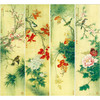 【四条屏】李晓明工笔花鸟画白描底稿《花开四时》临摹勾线花鸟线稿KA31 商品缩略图0