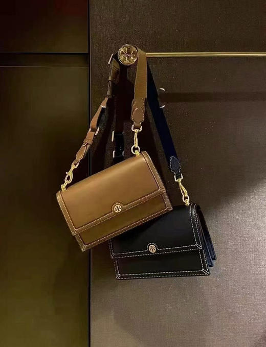 Tory Burch TB专柜 2021最新款 T Monogram 风琴包经典纯色热门大爆款！ 商品图7