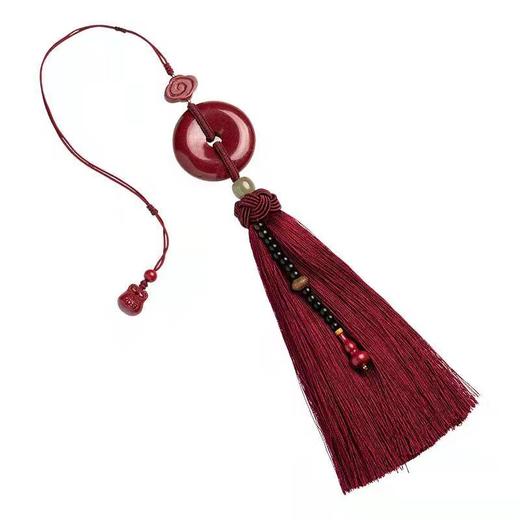 紫金砂汽车挂件 红色朱砂汽车钥匙挂件手机链 首饰饰品礼物 商品图1