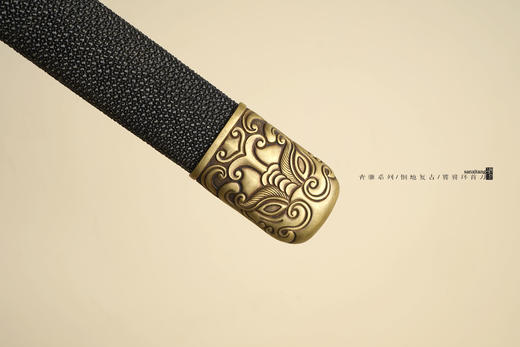 三希堂  青骓系列  手锻乌兹钢环首  未开刃 商品图8