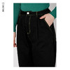 S4臣禾【100%棉】撞色线锥形裤K211060503【奥莱】 商品缩略图4