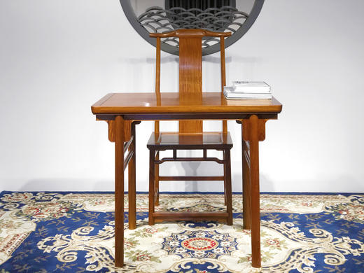 红桥红  家具严选  缅甸花梨（大果紫檀）【88拍卖款小书案两件套】 商品图0