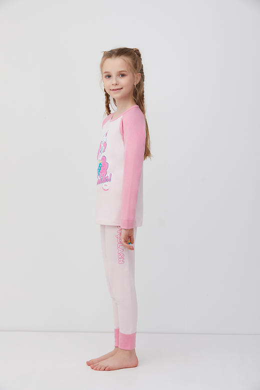 天空之城-AIMER KIDS-小马宝莉暖阳发热单层秋衣裤打底保暖衣裤 商品图1