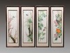 尧娟:新粉结合梅兰竹菊四条屏 商品缩略图0