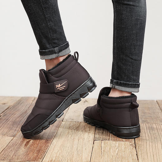 双星经典款情侣防雨布雪地靴 商品图3