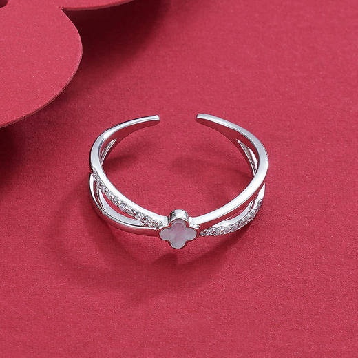 子佩集S925银【琼苞】戒指【R51350401】锆石2111 商品图1