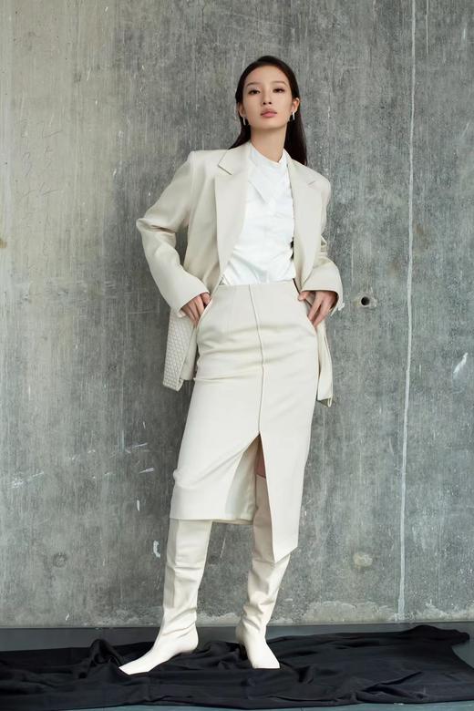 口袋刺绣满印西服 商品图4