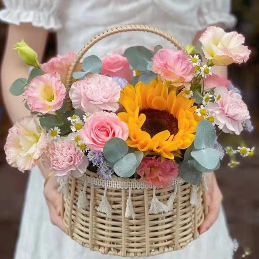 12月温暖花艺课丨鲜花花篮（本次地址：上海瑞雅名品） 商品图5