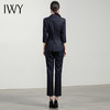 IWY/高端气质藏蓝色长袖西装套裤职业装女装通勤修身西服套装工服	CP1362 商品缩略图3