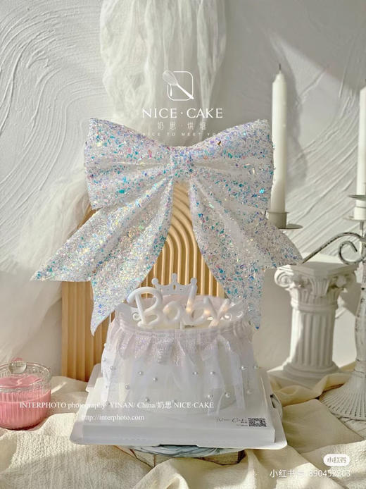 网红超大蝴蝶结蛋糕，满满的幸福氛围 商品图5