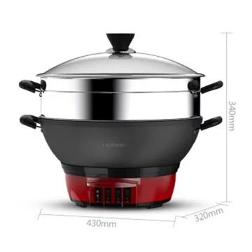 利仁(LIVEN) DG-Z320多功能电蒸锅电火锅家用3.5L 商品图3
