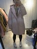 水淼2021冬新品超显瘦百搭实用性强连帽显瘦中长款棉服3124 商品缩略图7