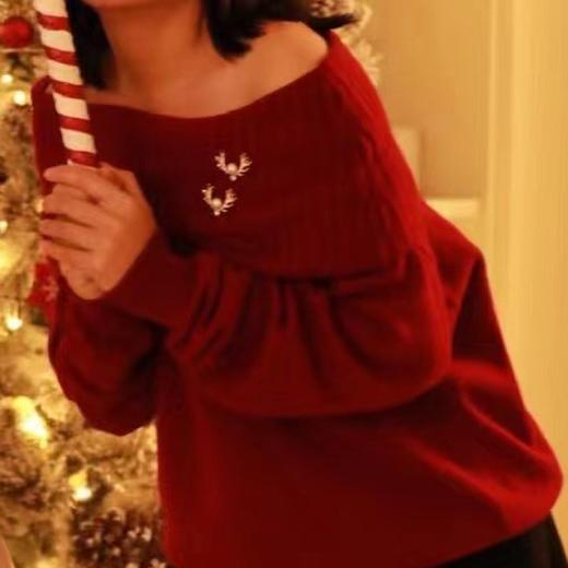 氛围感治愈系 马年胸针akoya海水珠6-7mm 圣诞雪人淡水胸针&幸运鹿角胸针&中国风珍珠小红绳 商品图9