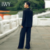 IWY/职业时尚西装套装宽肩收腰中式盘扣中国风流行213221C1+213221P2 商品缩略图3