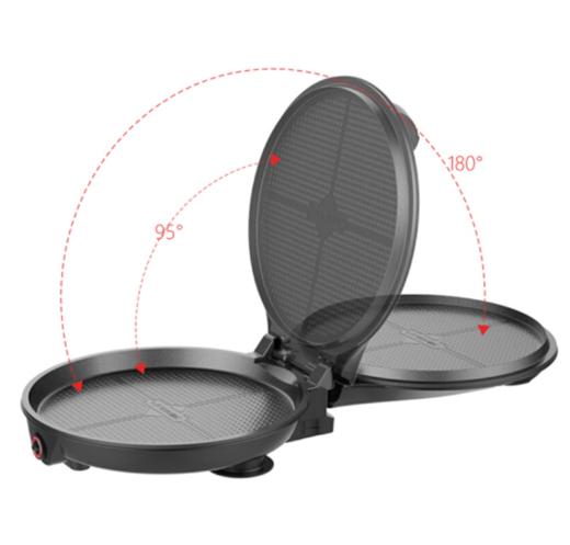 利仁（Liven）电饼铛家用双面加热煎饼铛煎烤机烙饼锅加深烤盘滑控火力调节LR-360A 【36CM】加长机械款电饼铛 商品图5