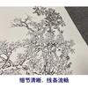 【四条屏】李子牧工笔画白描底稿山水人物图《琴棋书画》临摹勾线高清打印稿TP42 商品缩略图4