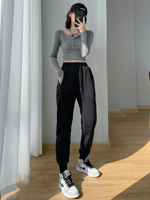 女加绒休闲长裤M-691 商品图1