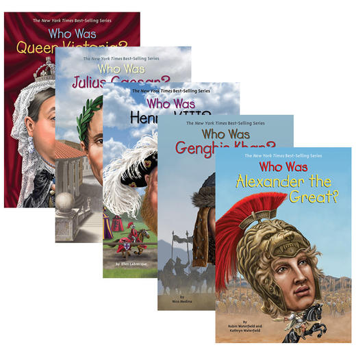 Who Was 皇帝君王系列5本 英文原版人物传记 英文版中小学生读物 商品图3
