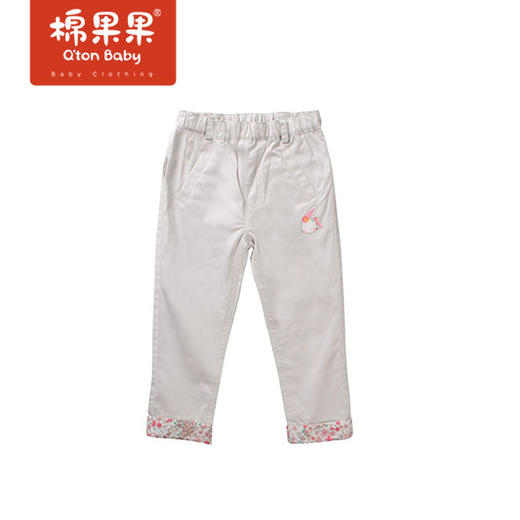 棉果果春秋季女童弹力长裤裤子M122200418115 商品图0
