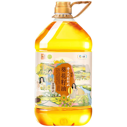 中粮初萃零反式脂肪酸葵花籽油5L 商品图2