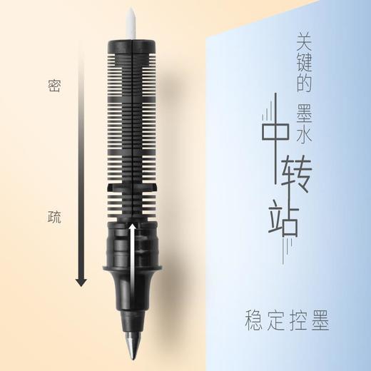 【白雪直液走珠签字字】白雪直液式走珠笔0.5mm黑色蓝色红色签字水笔学生考试红办公中性笔 商品图1