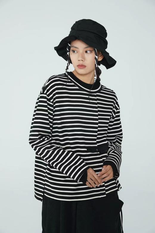 女肌理条纹上衣83067 商品图3