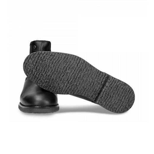 断码特价41码&42码——西班牙原产羊毛款皮毛一体男士皮靴黑色粒面GLC6(高品质纯天然羊毛内衬) 商品图6