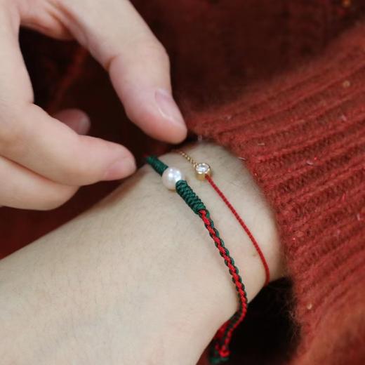 氛围感治愈系 马年胸针akoya海水珠6-7mm 圣诞雪人淡水胸针&幸运鹿角胸针&中国风珍珠小红绳 商品图10