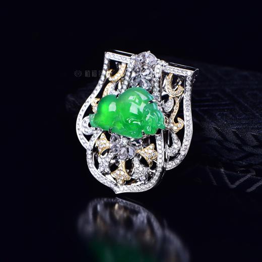 【一年之计在于春】翡翠夹扣(牛)-GZ12109118 商品图7