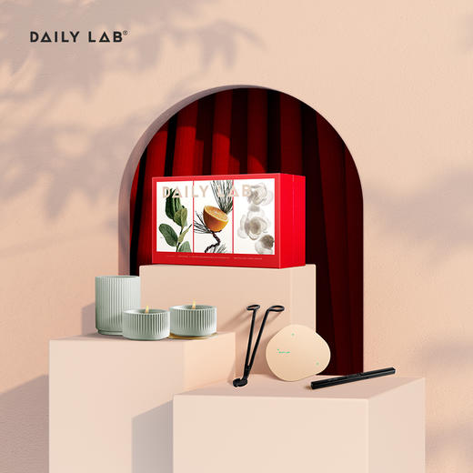 DAILY LAB 限定香薰蜡烛礼盒 卧室助眠香氛摆件 送礼必备 商品图1