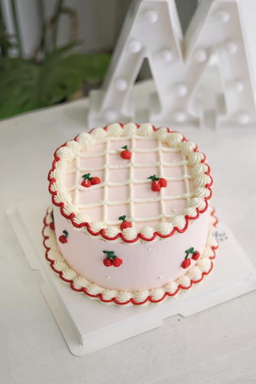 【生日蛋糕】手绘樱桃款 商品图0