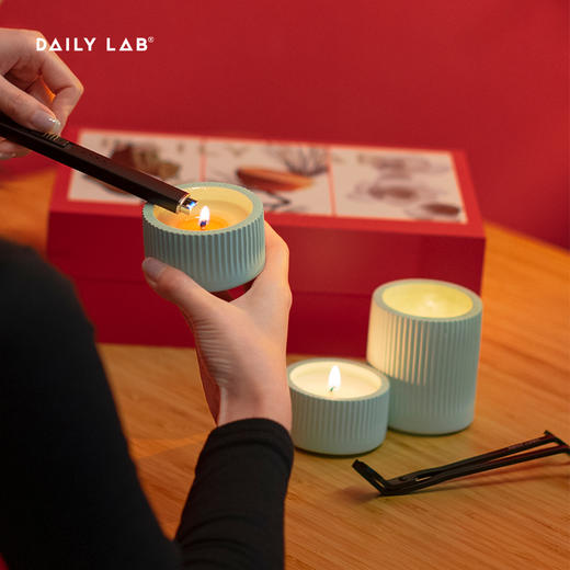 DAILY LAB 限定香薰蜡烛礼盒 卧室助眠香氛摆件 送礼必备 商品图4