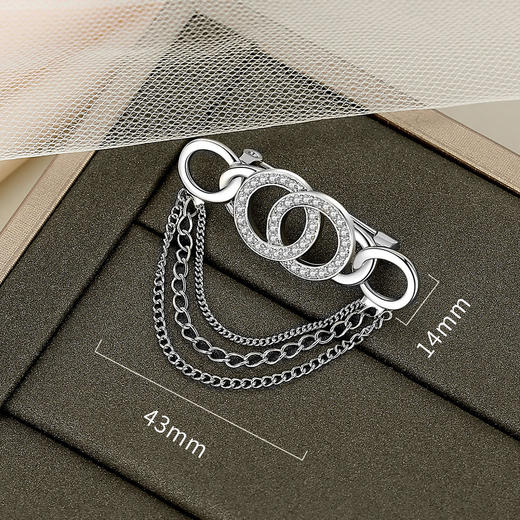 Winy地心引力胸针送女友闺蜜节日生日礼物 商品图3