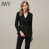 IWY/黑色经典西装套裤干练气质女装套装总裁职业装秋冬职业装工装	CP11358黑色 商品缩略图0