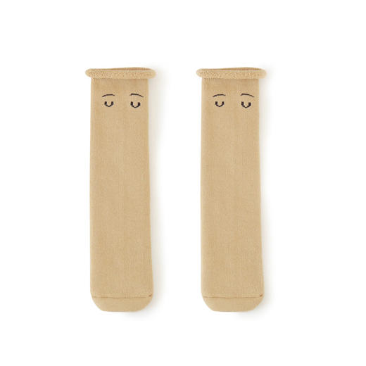 【2双装 长筒毛圈 蓄热保暖】新款儿童袜子秋冬加厚加绒毛圈长筒宝宝袜保暖无跟婴儿过膝袜 商品图14