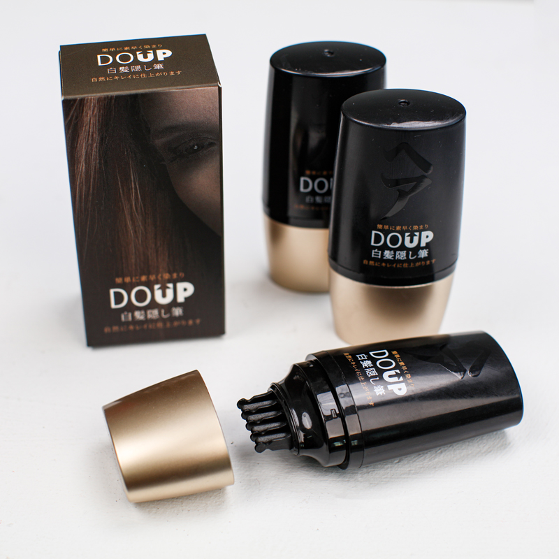 DOUP应急白发遮盖笔 来自日本的救场神器 随时随地 一抹遮白 清洗后恢复原来发色