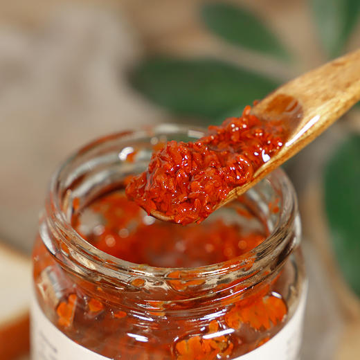 【物膏精选】产自“丹桂花之乡”福建浦城 鲜酿桂花露 花香浓郁 甜而不腻 入茶佐餐甜品搭配 235g/罐 商品图5