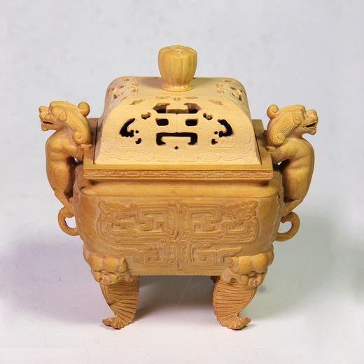 赤龙香炉°黄杨木 商品图12