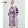 EITIE爱特爱冬季韩版宽松廓形双面呢羊毛大衣女中长款6014715 商品缩略图0