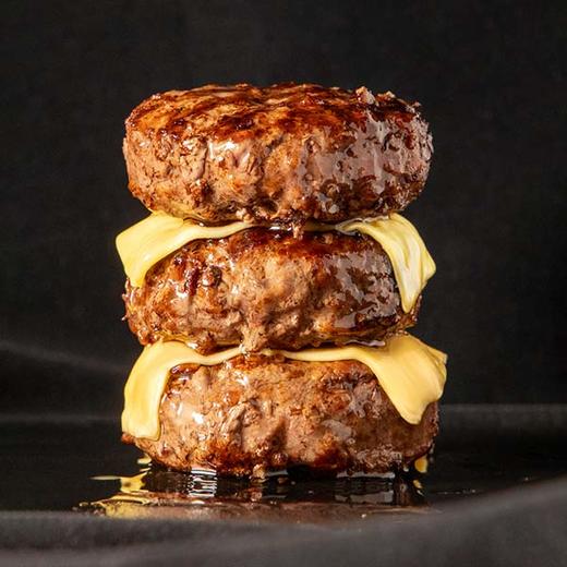 海企肉食美式手工谷饲牛肉饼1200g（8个） 商品图3