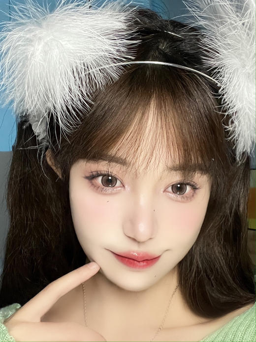 Winni旗下· Levi Choco光环豆沙巧 14.2mm中等直径偏大一丢  年抛美瞳 商品图3