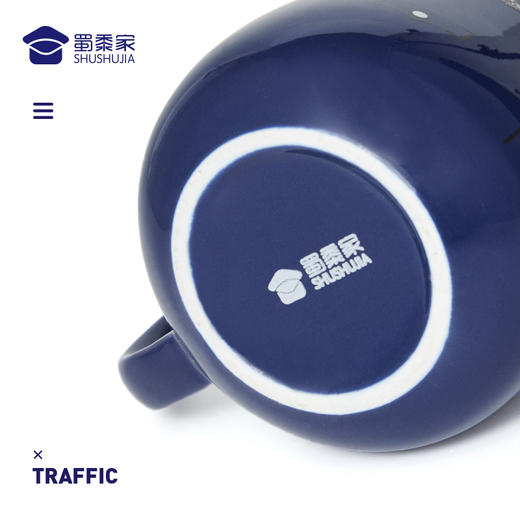 【白帽子陶瓷杯】创意手柄马克杯 办公室创意带盖水杯 商品图2